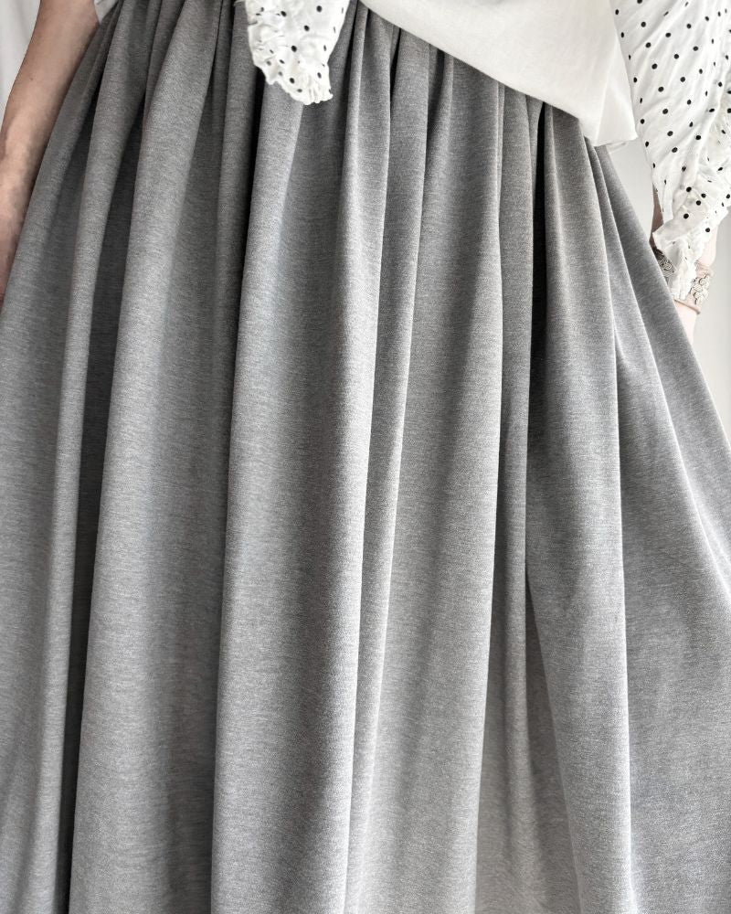 UVカット ギャザースカート Gray