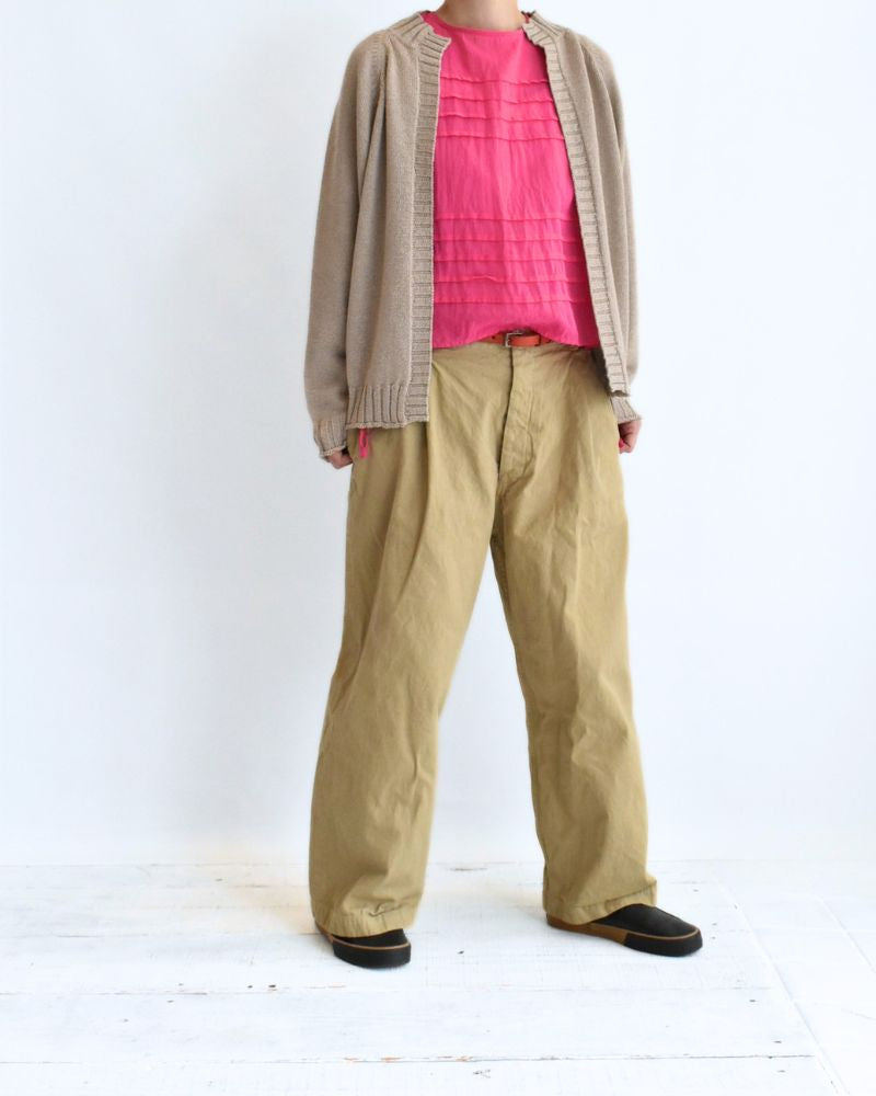 ラグランスリーブカーディガン Beige