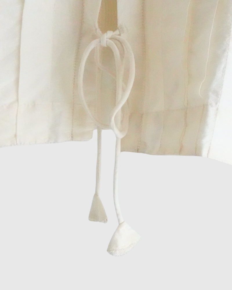 エアリーピンタックレースブラウス OffWhite