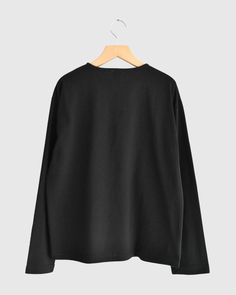 10ボタンTee Black