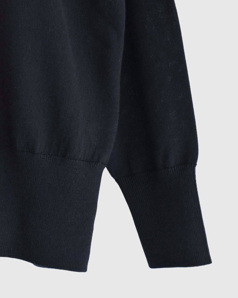 メリノダディカーディガン Navy