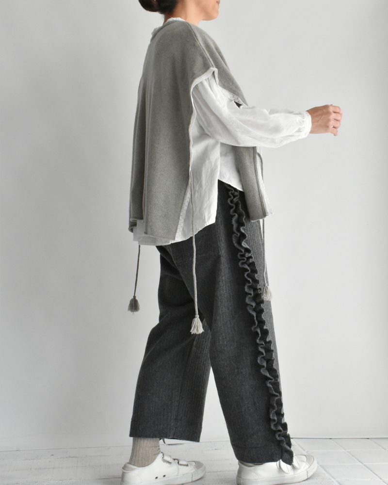 【予約】 F/W G 1235 ソニアリバーレースニットベスト（10月初旬 - 10月中旬）