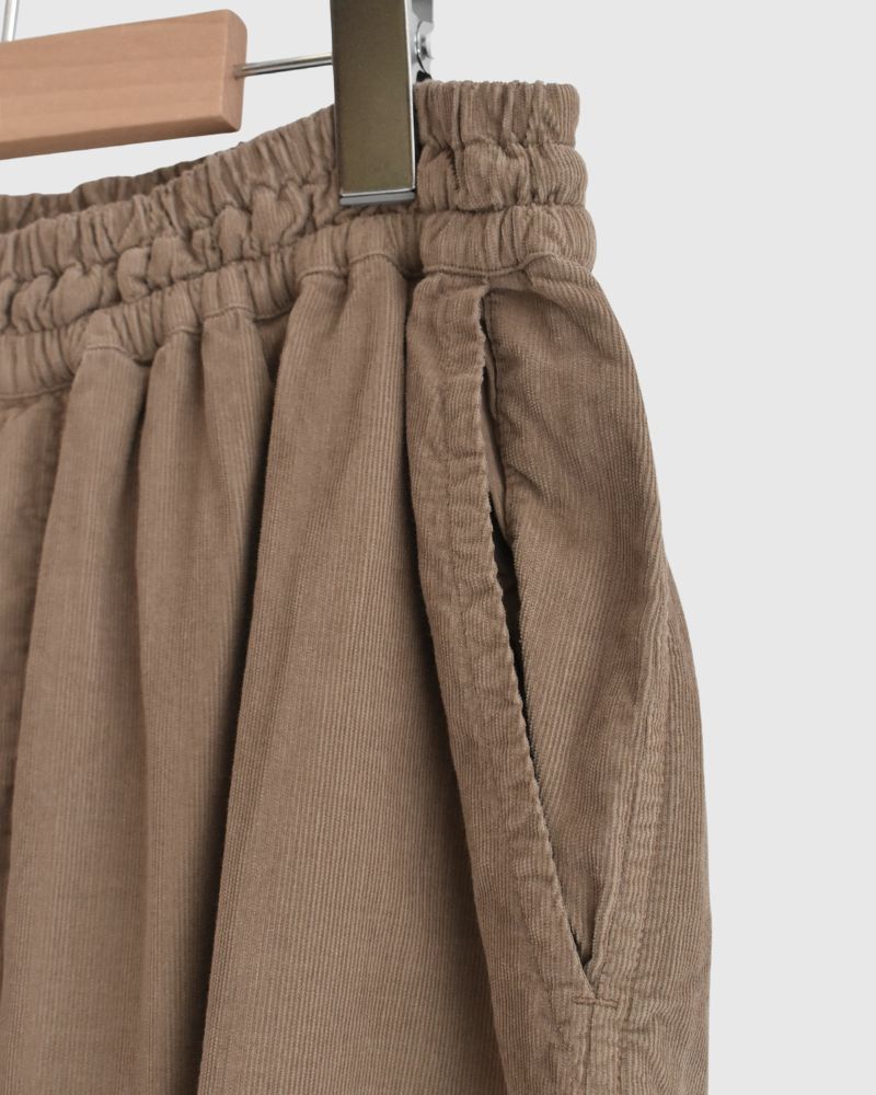 26 WALES CORDUROY OVERDYE EASY PANTS Khaki