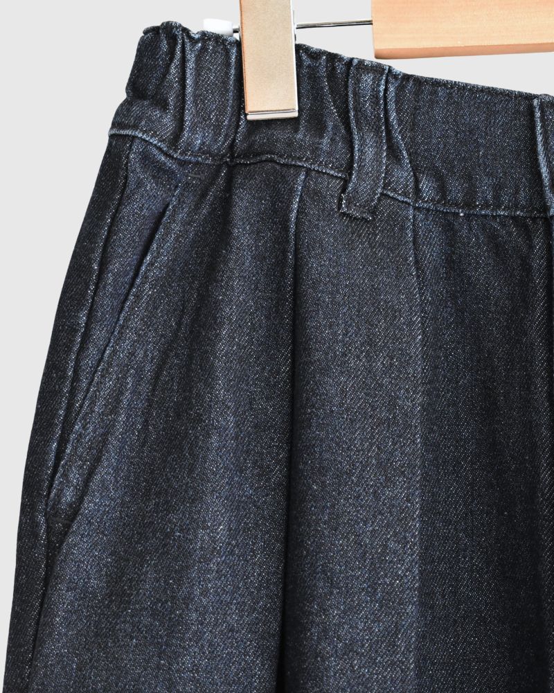 裾デザインコクーンシルエットデニム 'SAFY' OneWash