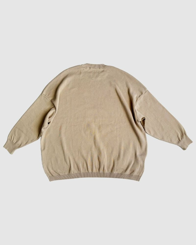 【予約】A/W TT165b コットンでできたニットプルオーバー（8月）