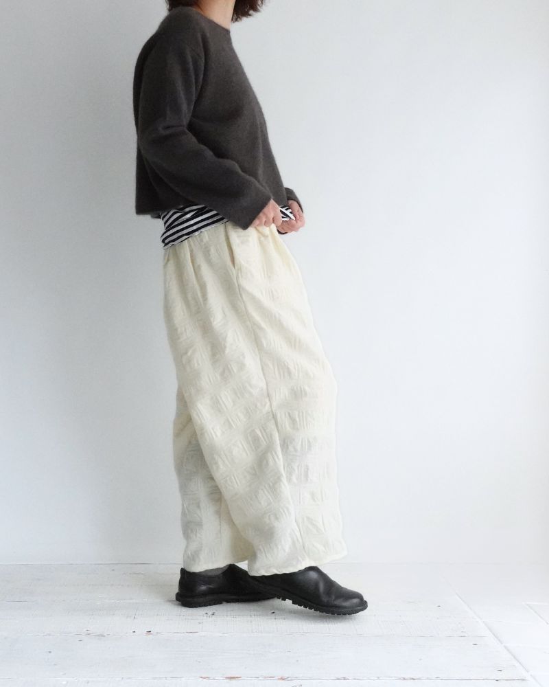 ラクリッチ クルーネックニットプルオーバー Rabbit