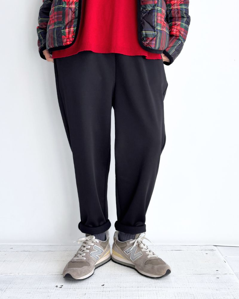 裏起毛ポンチジョッパーズトラウザー 'RUNKY' Black