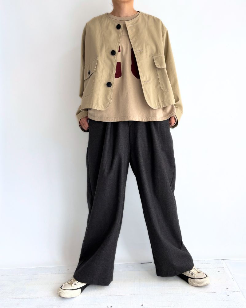 ROCKY-GABA カラーレスジャケット Beige