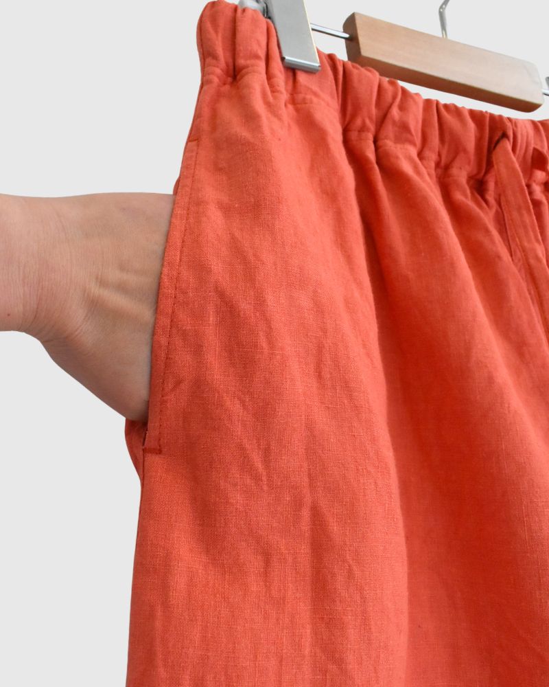 フレンチリネンパンツ Orange