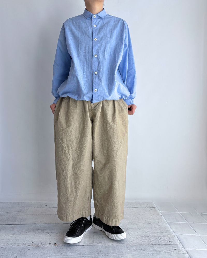 ドロストシャツ Sax