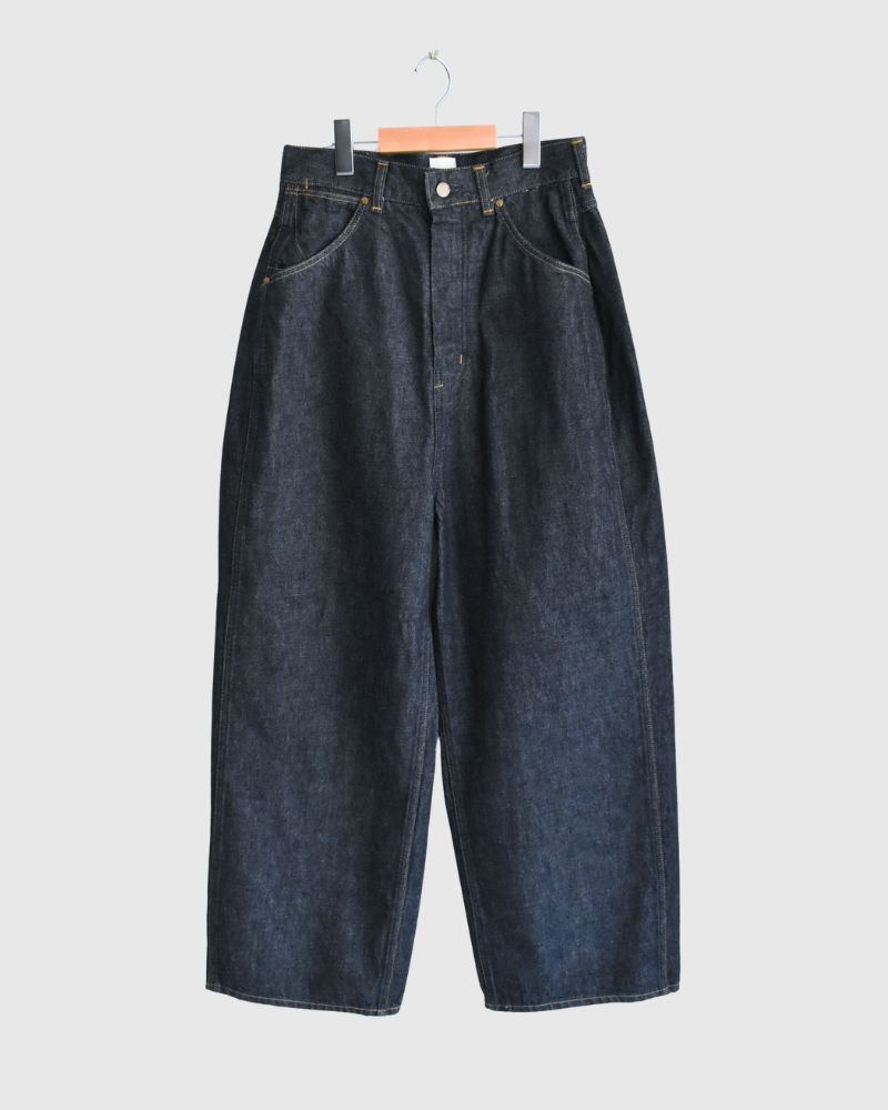 13ozムラ糸 バギーデニムパンツ OneWash