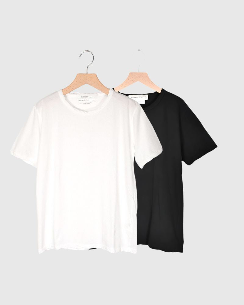 強撚天竺クルーネックTee