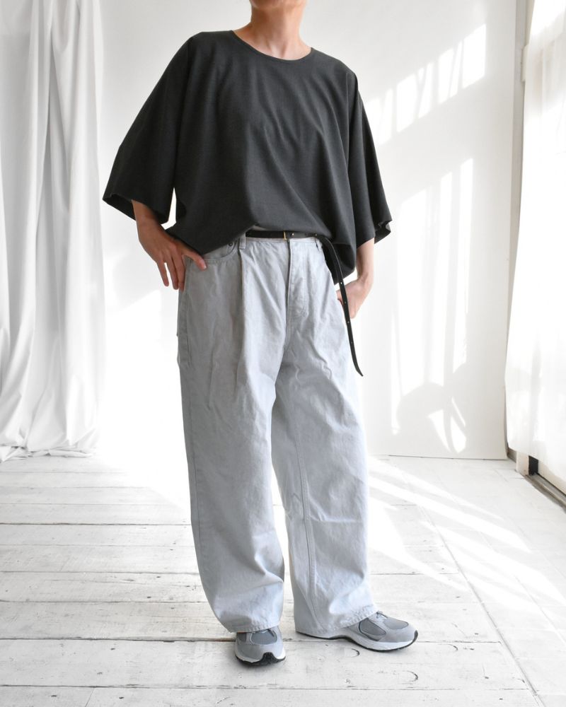 ワイドデニムパンツ Gray