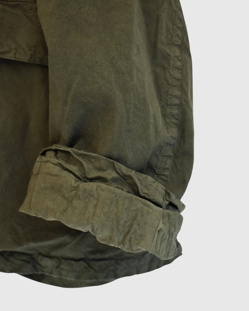 ガーメントダイショートコート Khaki