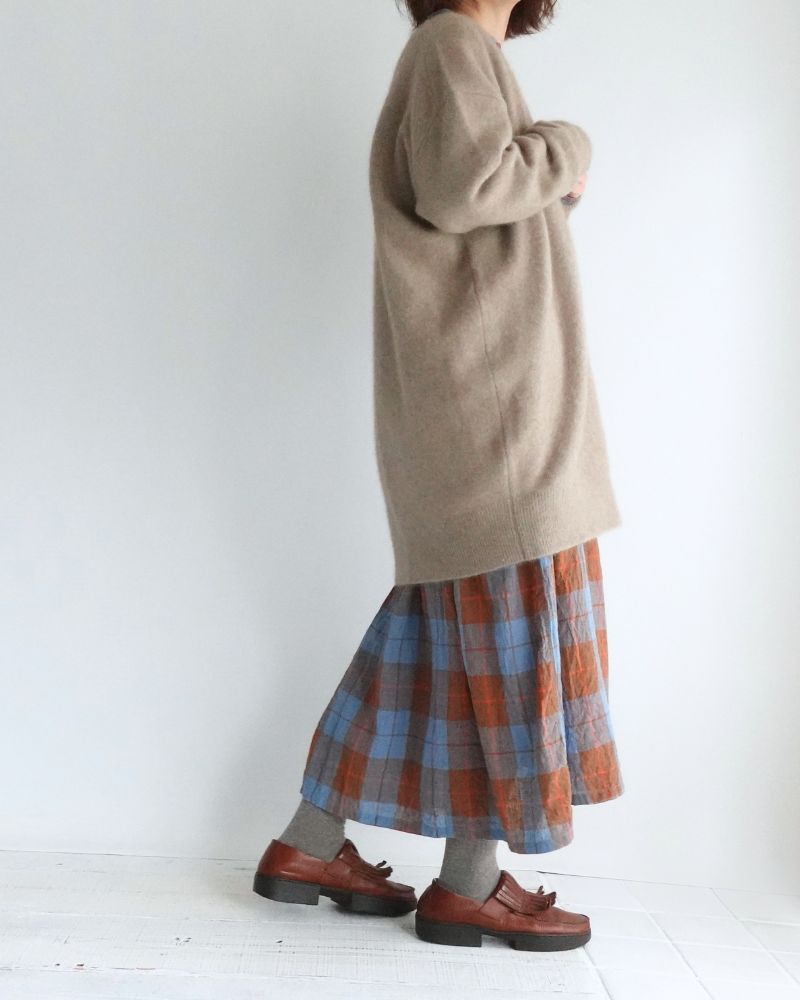 ラクリッチ ロングカーディガン Natural