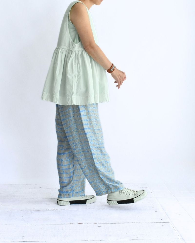 ノースリーブギャザートップス MintGreen