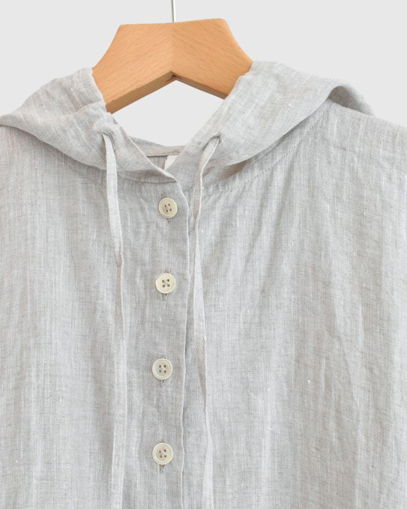 フーディシャツ（LINEN） Natural