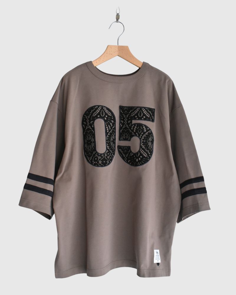 2WAYナンバリングトップ 'KEATS' Grayge