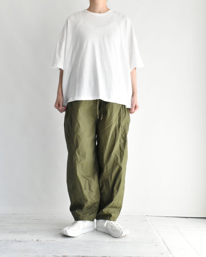 タイプライターコットンパンツ Khaki