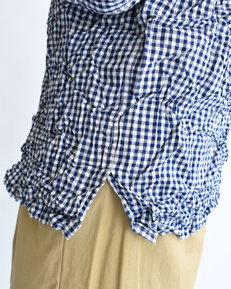 REGULAR COLLAR L/SL SHIRTS BlueGingham