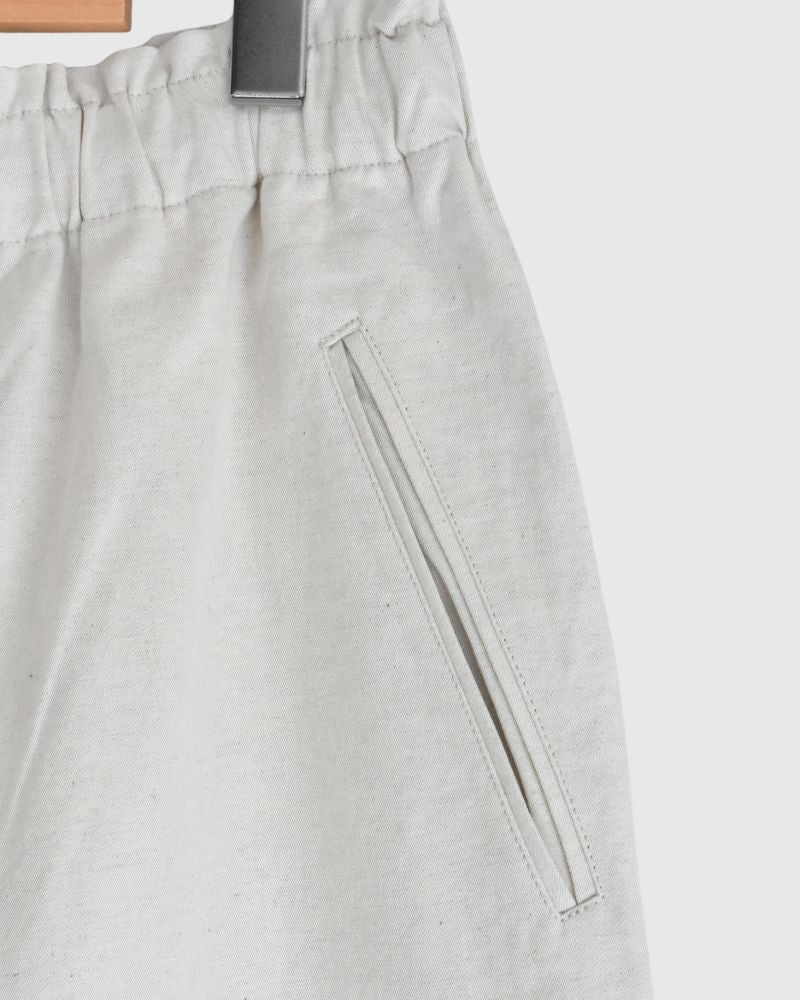 サイドシームレスワイドパンツ Natural