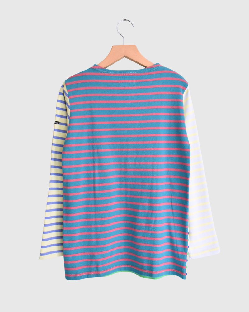 【sale】ボーダテンジクボートネックTEE Crazy　02