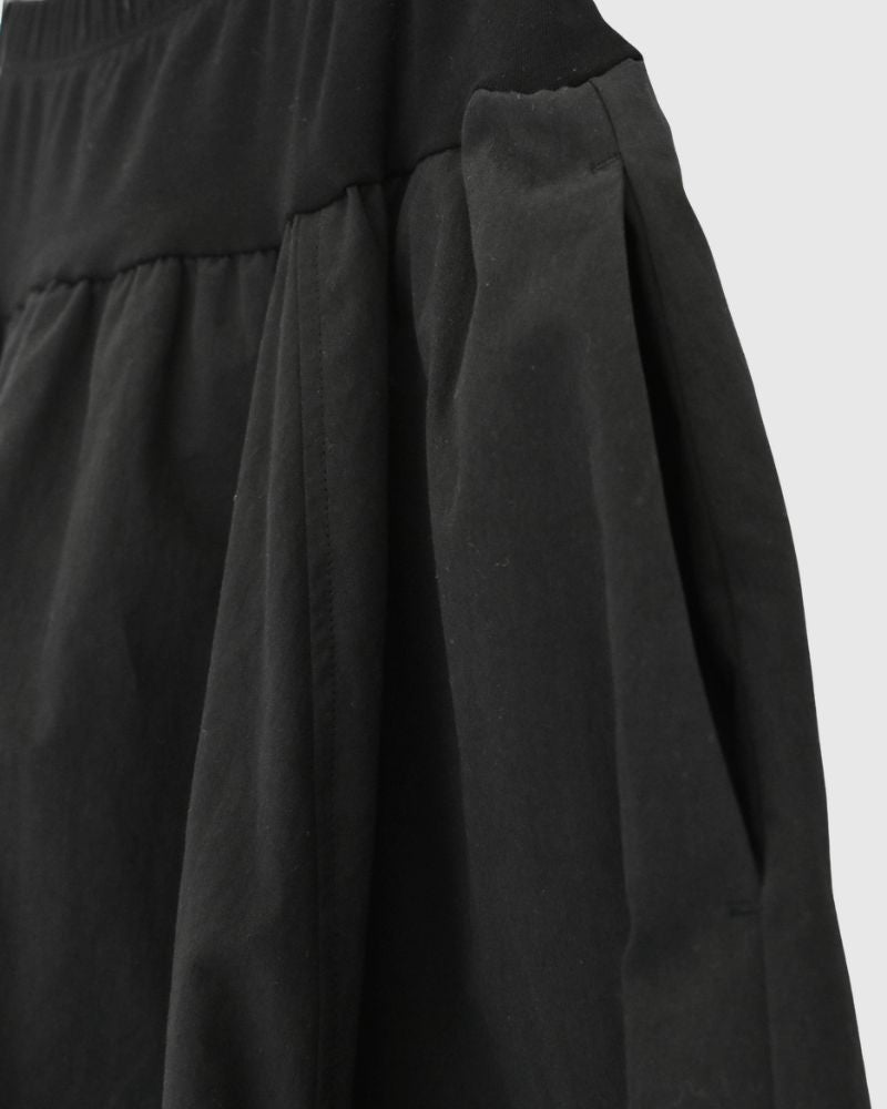 リブバレルスカート Black