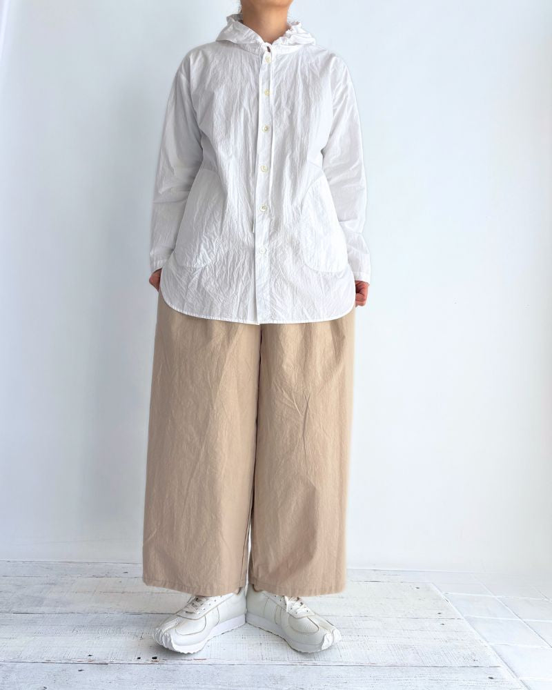 フーディシャツ White