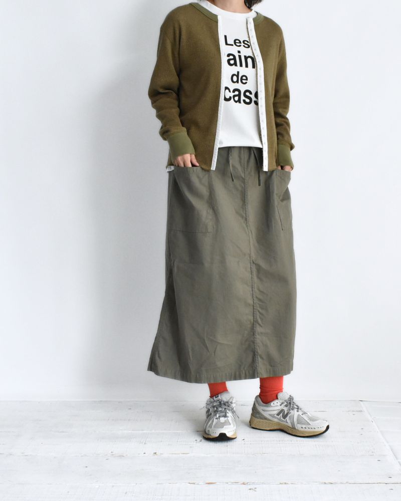 ラメサーマル リメイクカーディガン Khaki
