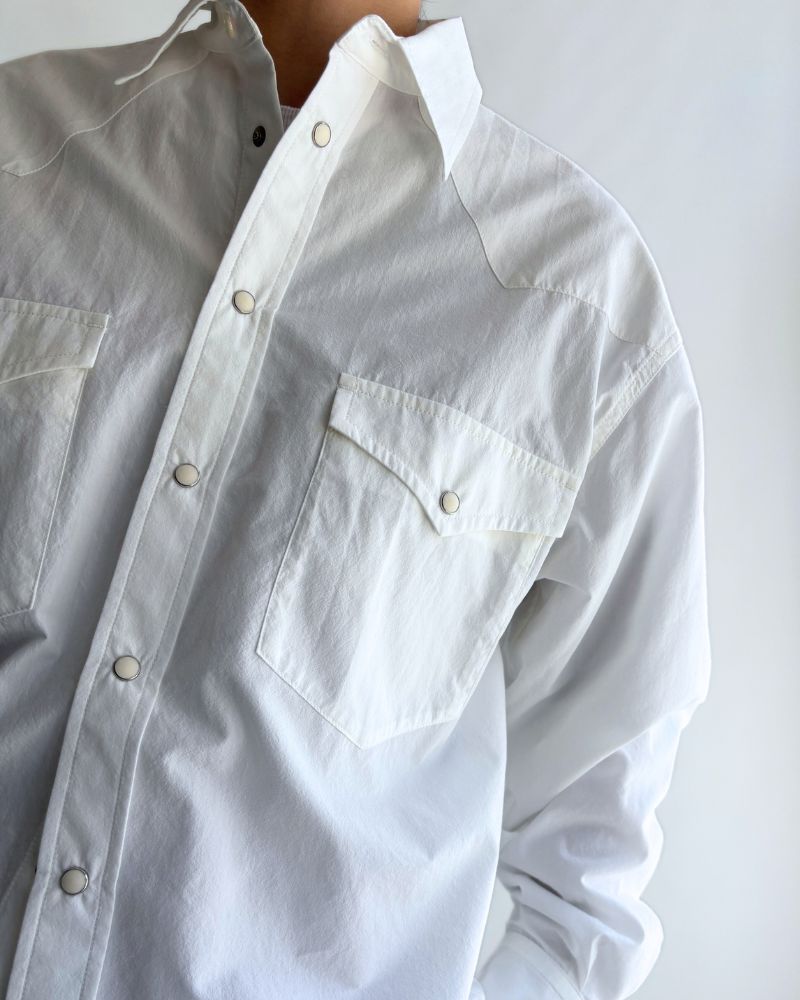 BRENDA-W ウエスタンシャツ White