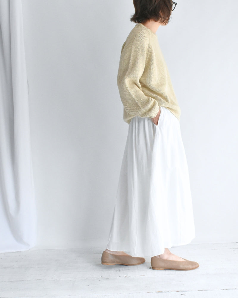 ラグランプルオーバーニット Ivory