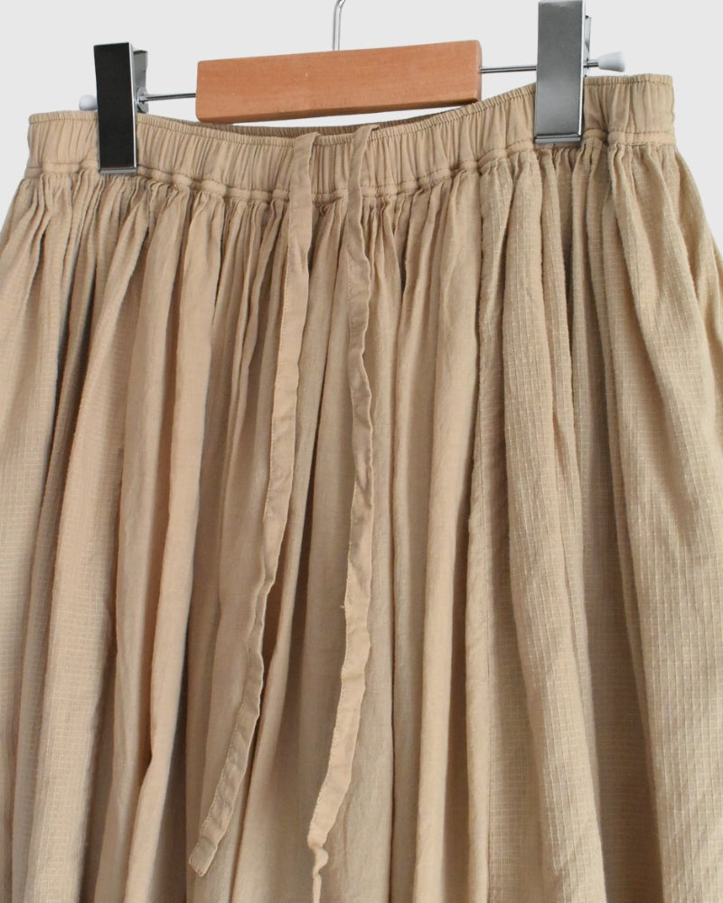 RAJASTHAN GATHERED SKIRT Beige