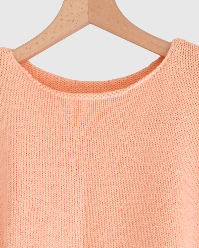 リボンニットベスト Pink