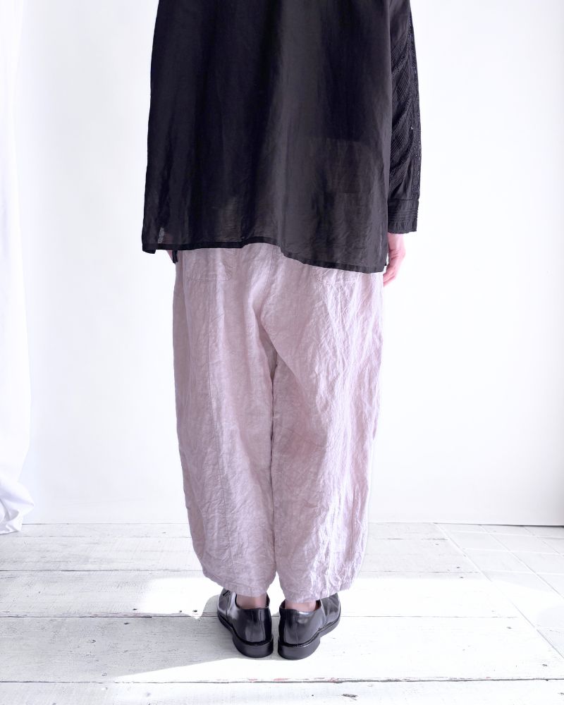 【予約】MS/F G1184 40/リネン チャーリーパンツ（6月初旬 - 6月中旬）