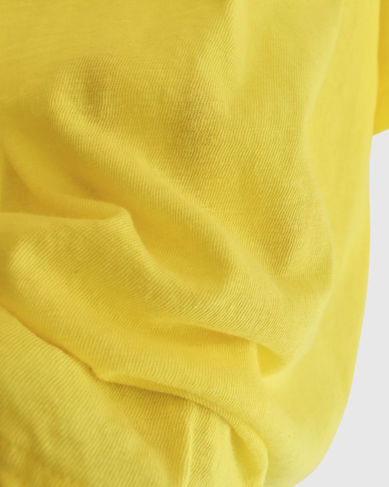 ワイドTシャツ Yellow