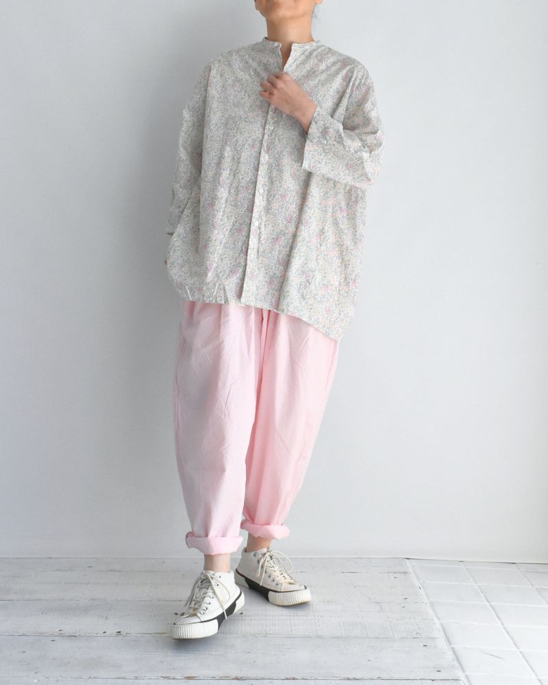 LIBERTY PRINT シャツブラウス Iris