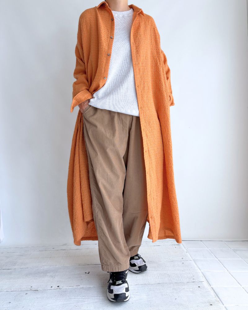 26 WALES CORDUROY OVERDYE EASY PANTS Khaki