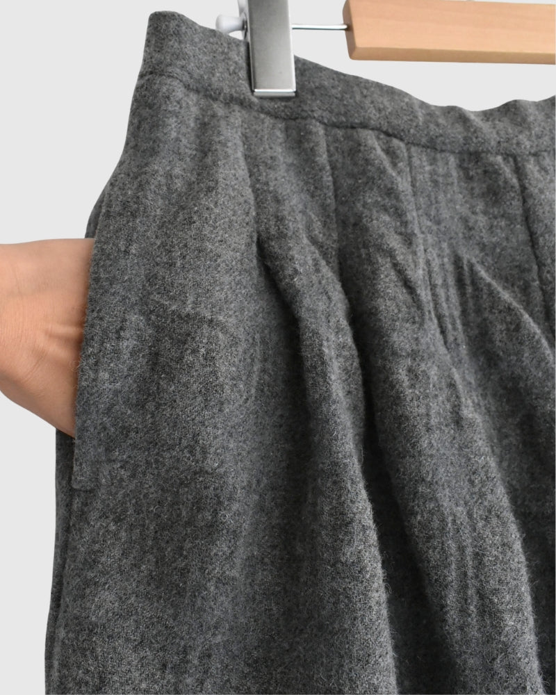 ウールチェックパンツ Gray