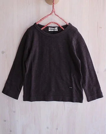 【sale】16/-ムラテンジクL/STシャツ Wine　110cm