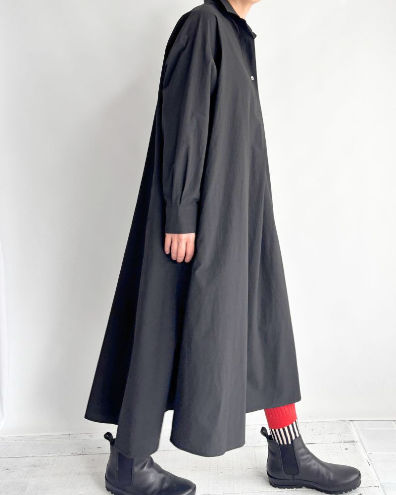 スキッパーフレアドレス Black