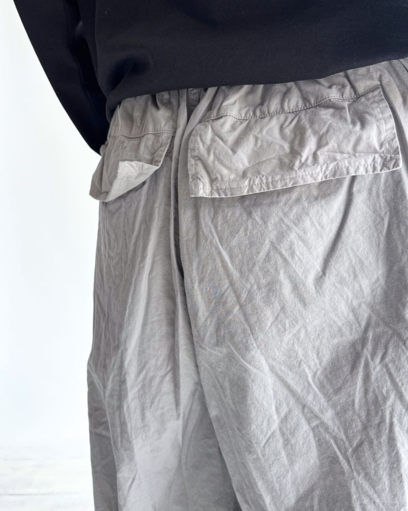 コットンシルクパンツ Gray