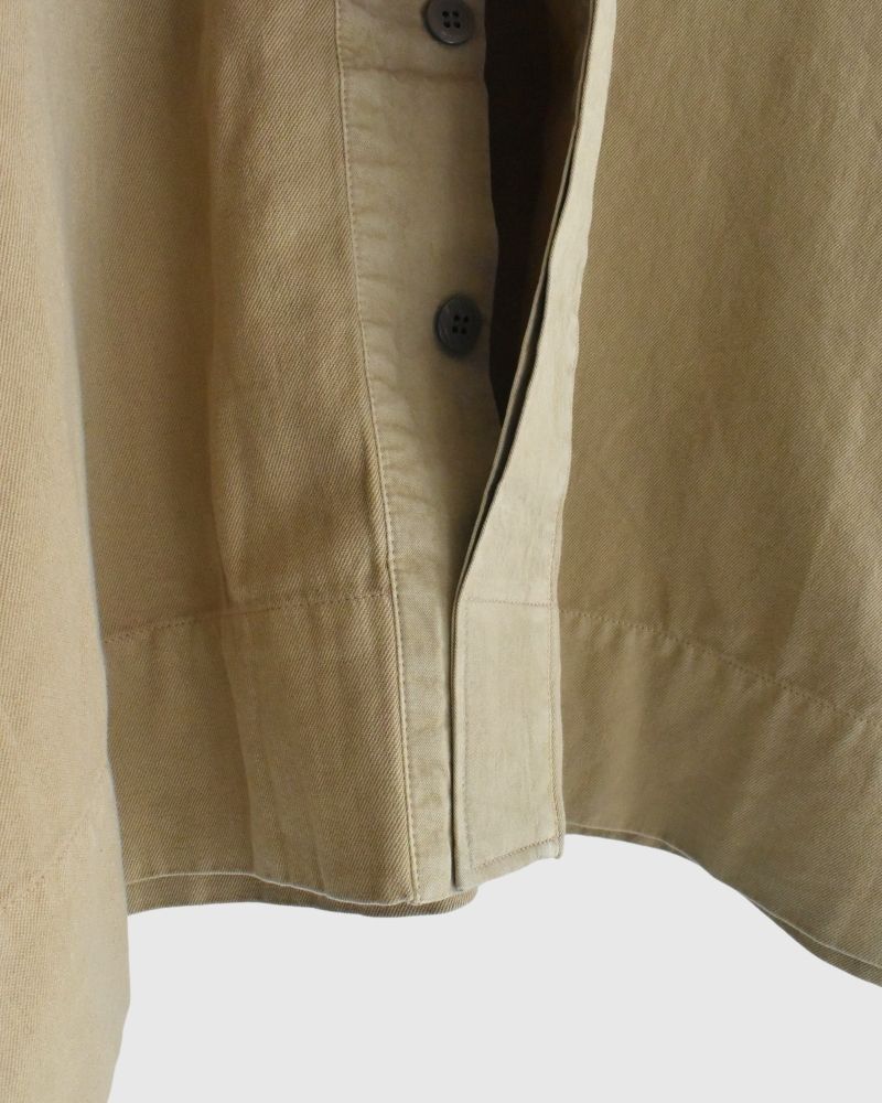 ソフトツイルシャツ Beige