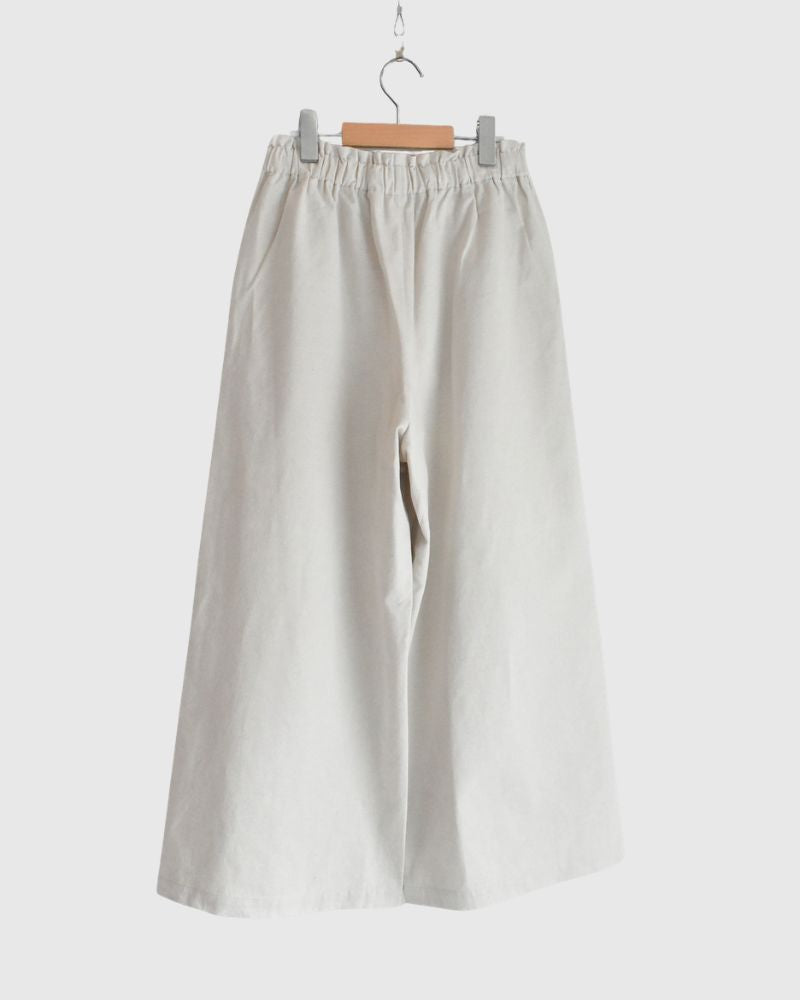 サイドシームレスワイドパンツ Natural