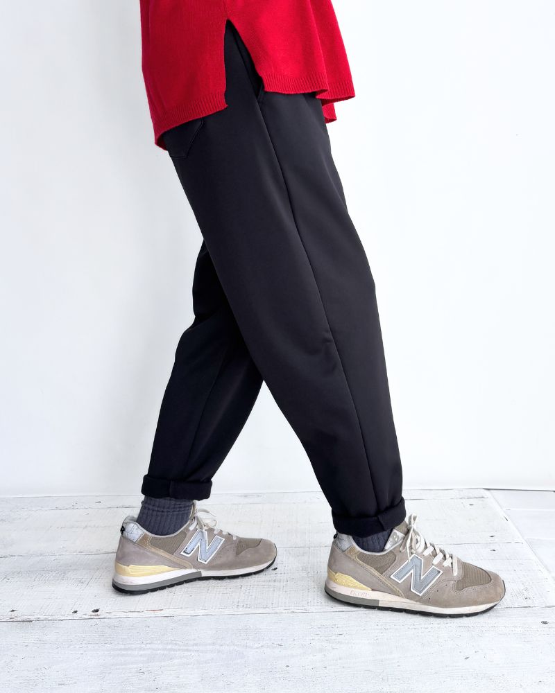 裏起毛ポンチジョッパーズトラウザー 'RUNKY' Black