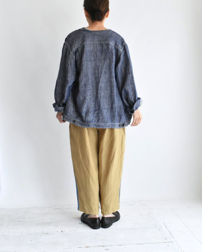 サイドラインカンフーパンツ BrownBeige