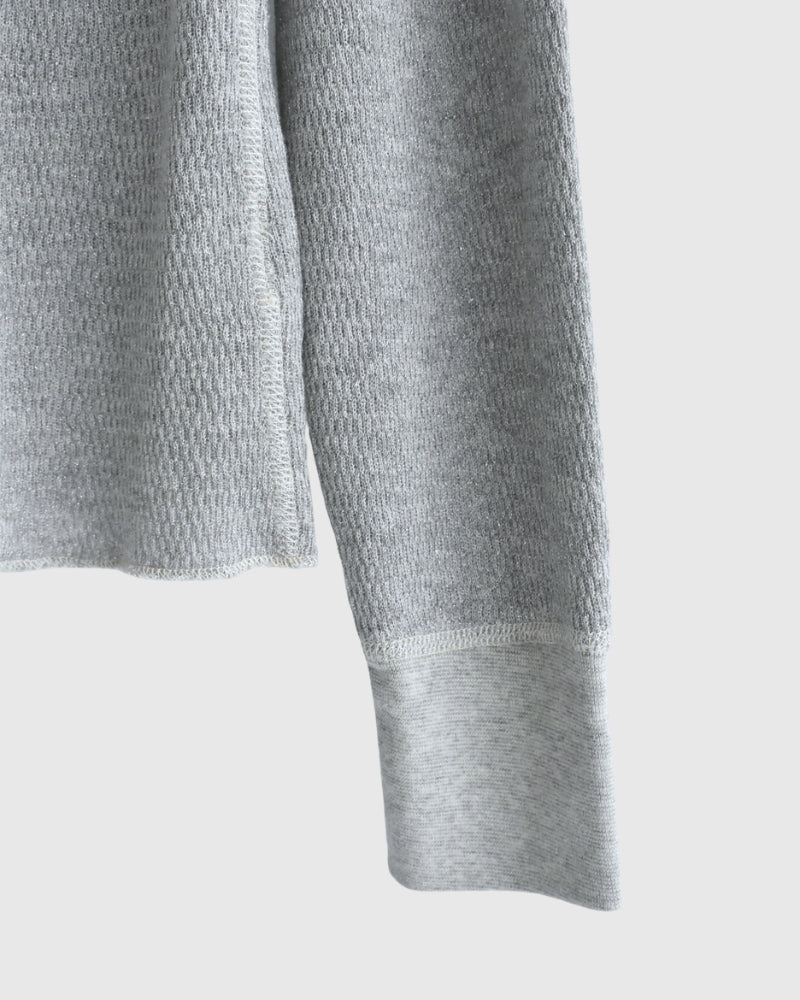 ラメサーマル リメイクカーディガン Gray