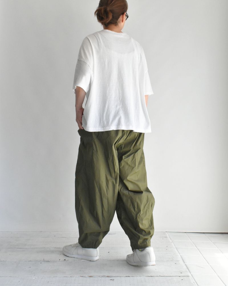 タイプライターコットンパンツ Khaki