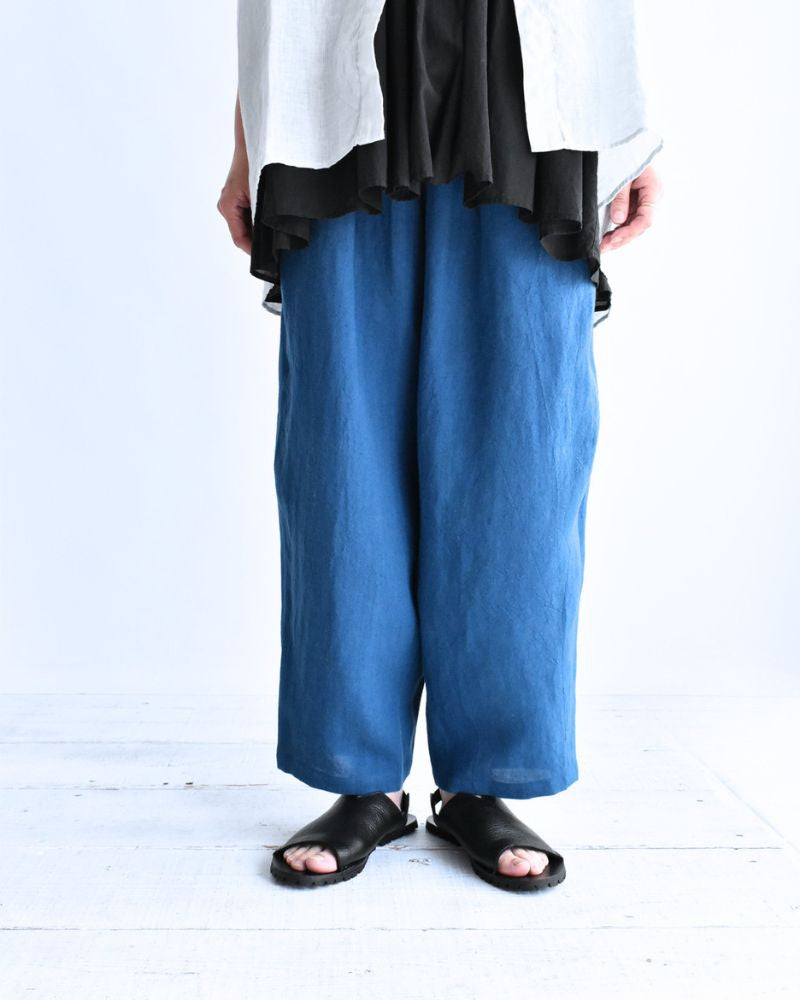エッグパンツ（LINEN/RAMY） Blue