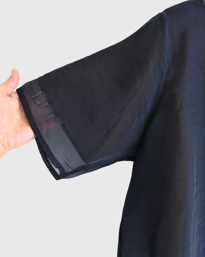 シアーレイヤードトップス 'SAN' Navy