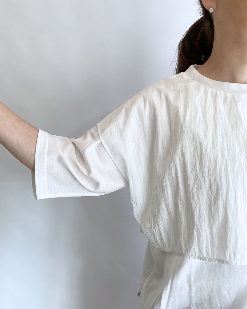 【sale】LAYERED TOPS 'HABOI' White